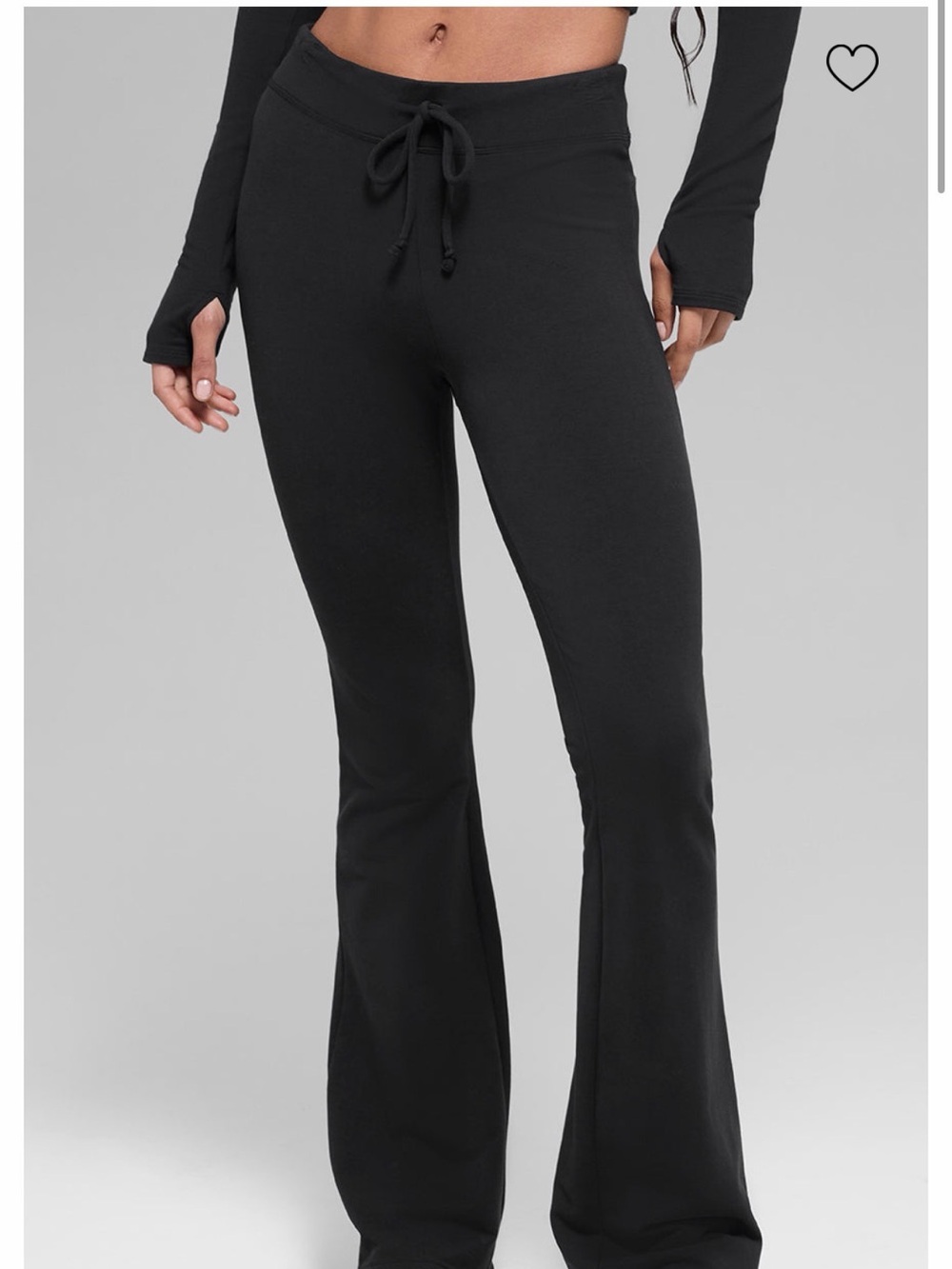 ALO Yoga Black Sway Bootcut Pants